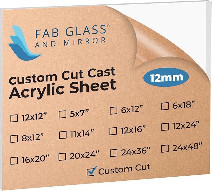 Fab Glass and Mirror Plexiglass Cut to Size – Custom Cut Clear Acrylic Sheet