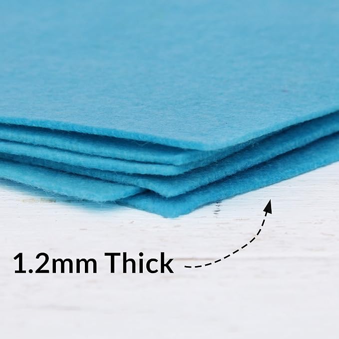 Threadart Aqua Premium Felt Sheets