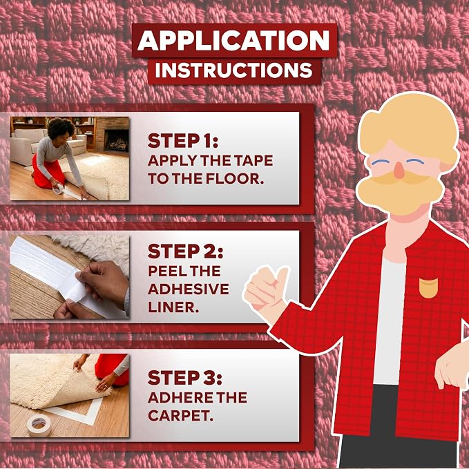 XFasten Double-Sided Carpet Tape