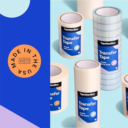 TapeManBlue Clear Transfer Tape