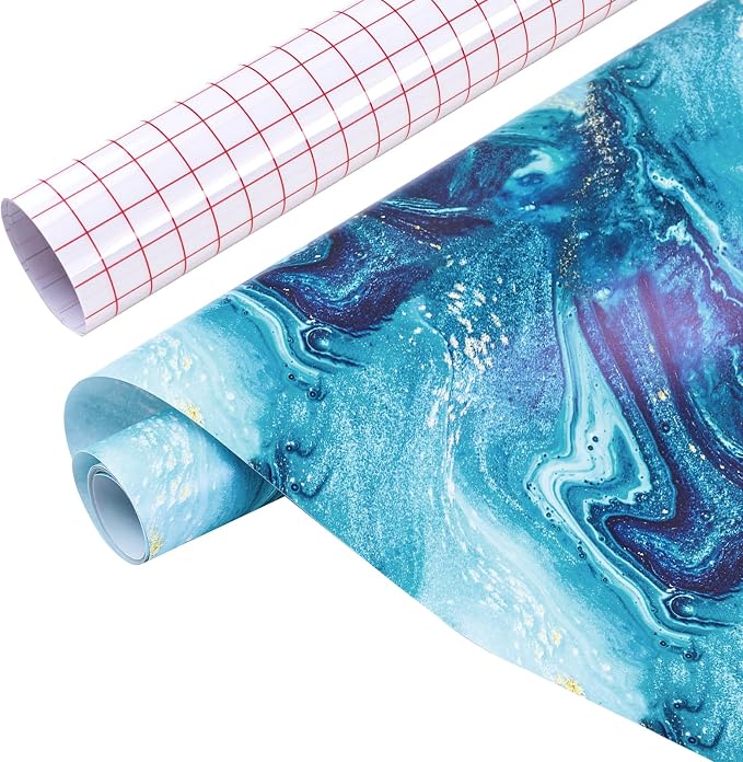 Tintnut Marble Permanent Vinyl Roll 12in x 5ft Permanent Adhesive Vinyl |
