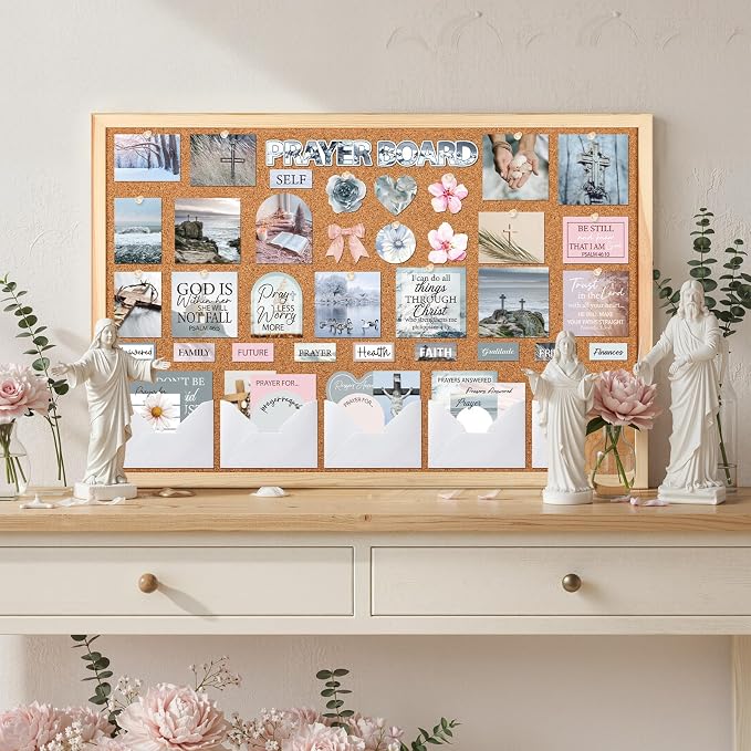 Prayer Board Kit Blue Prayer Board Supplies Not Including Board | Prayer Room