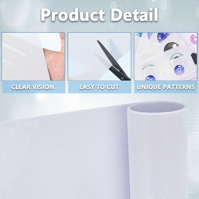 Fursuit Eye Mesh, Printable PVC Plastic Eye Mesh Sheet