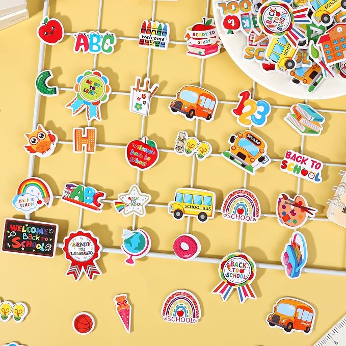 600 Pcs Back to School Foam Stickers Self Adhesive