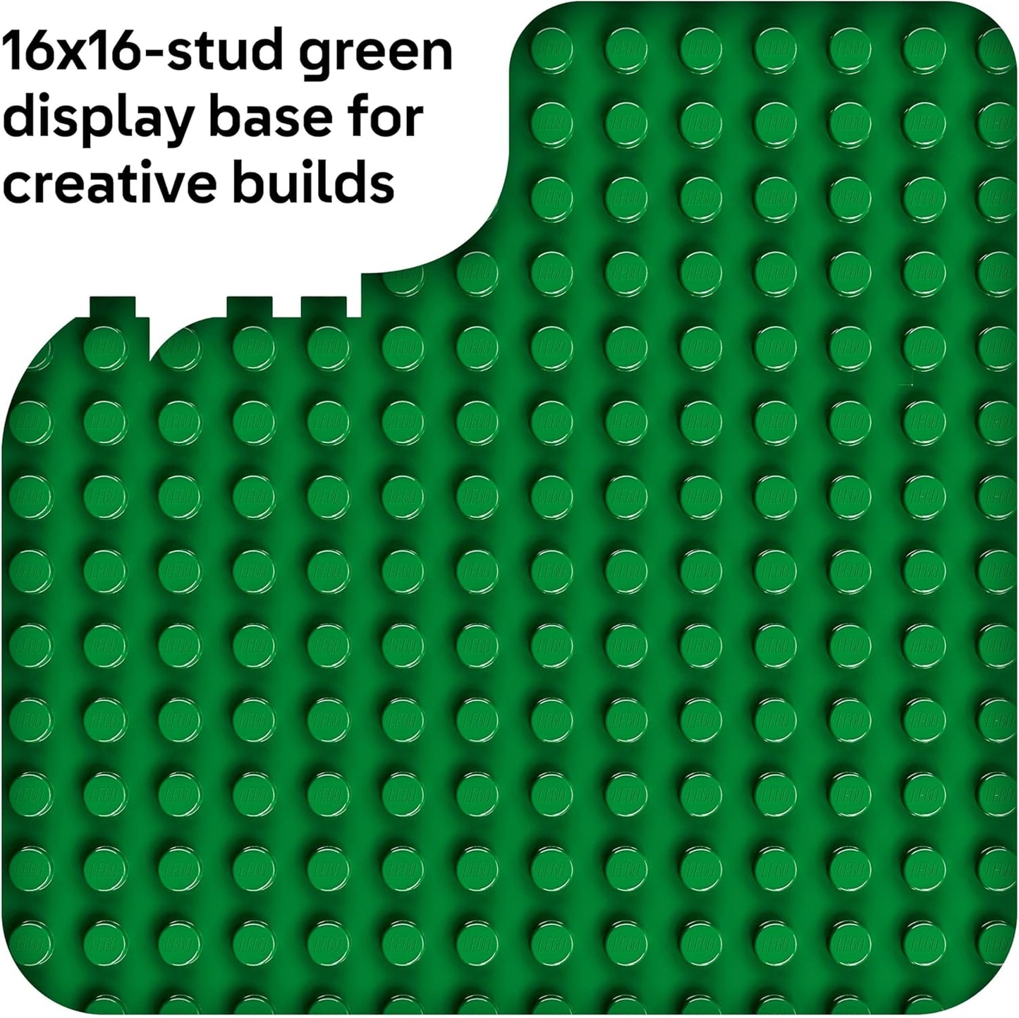 LEGO DUPLO Green Building Plate - Learning and Educational Building Toy for Toddlers, Preschool, Boys and Girls, Ages 1.5+ - Gift Ideas for Birthdays - 10460
