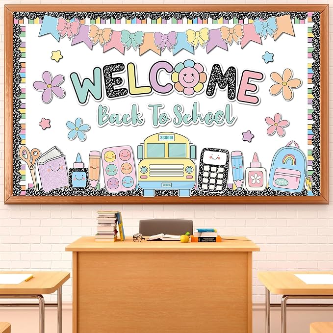 Composition Notebook Bulletin Board Welcome Back to School Classroom