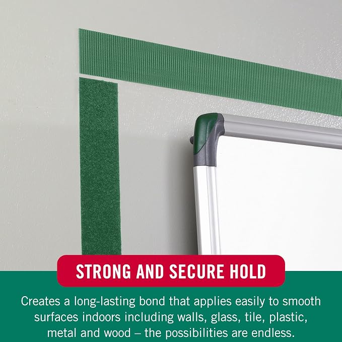 VELCRO Brand Colors | Green Sticky Back Tape | 10ft Roll