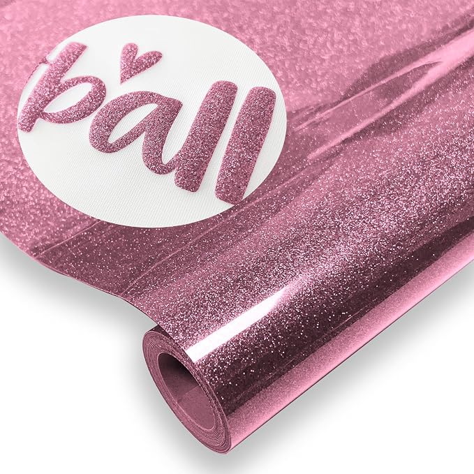 Glitter Puff Heat Transfer Vinyl, 12in X 5ft Iron on Vinyl | 3D Puff, Wash No