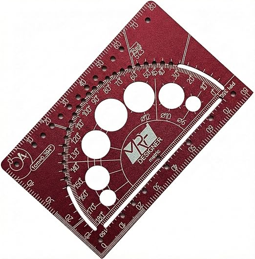 Designer – 15-in-1 Credit Card Multitool Ruler – Aluminium Wallet Multitool Card