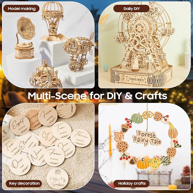 Basswood Polywood Sheets, Wood Burning, Model Making, DIY Crafts, Holiday Decor