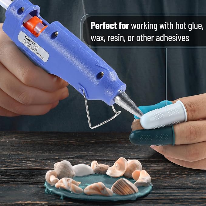 Mr. Pen- Hot Glue Gun Finger Protectors, Silicone Finger Protectors | Rubber