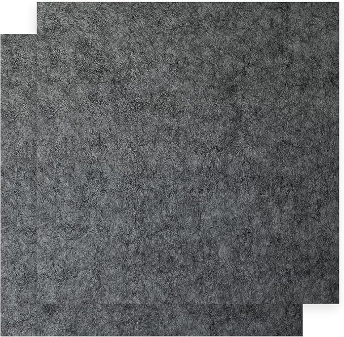 12" x 12" Felt Fabric Sheets for Crafts, Squares Felt Fabric Sheets, 1mm Thick