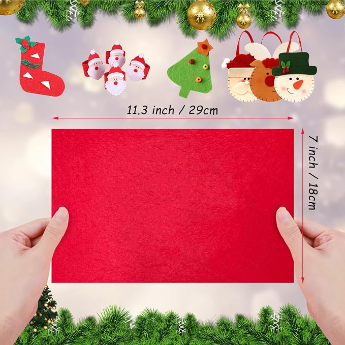 Jtnohx Stiff Felt Sheets, Craft Felt Square