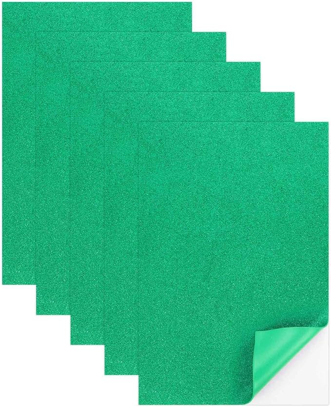 MECCANIXITY 5 Sheets Dark Green Shiny Foam Sheets