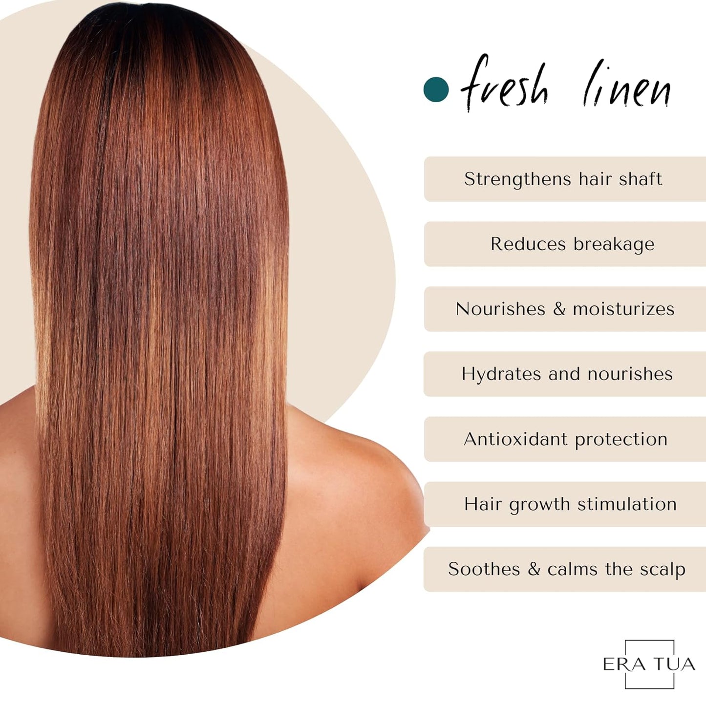 Fresh Linen Hydrating Shampoo | Dutch Made & Formulated Daily Moisture for Dry, Damaged Hair | Fresh, Uplifting Scent of Bergamot, Jasmine & Rose 750 ML