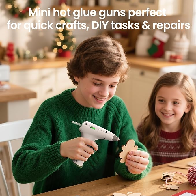15s Fast Preheating Cordless Hot Glue Craft Guns, Glue Guns