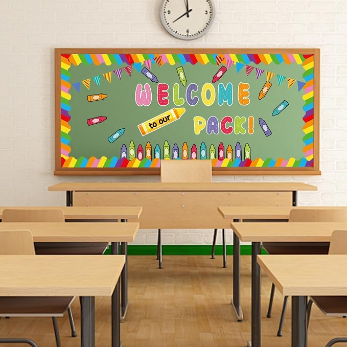 79 Pcs Welcome Back to School Bulletin Board Decorations | Welcome to Our Pack