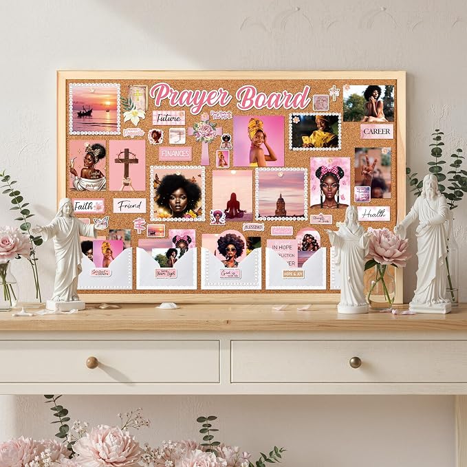 Black Women Prayer Board Kit Prayer Board Supplies Not Including Board | Prayer