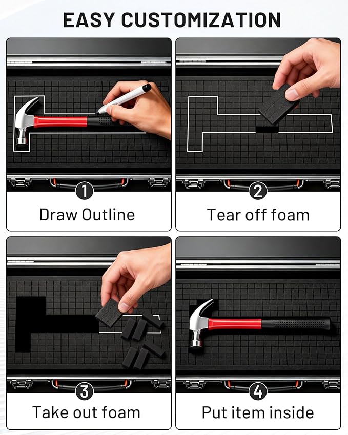 4Pcs Pick and Pluck Foam Sheets