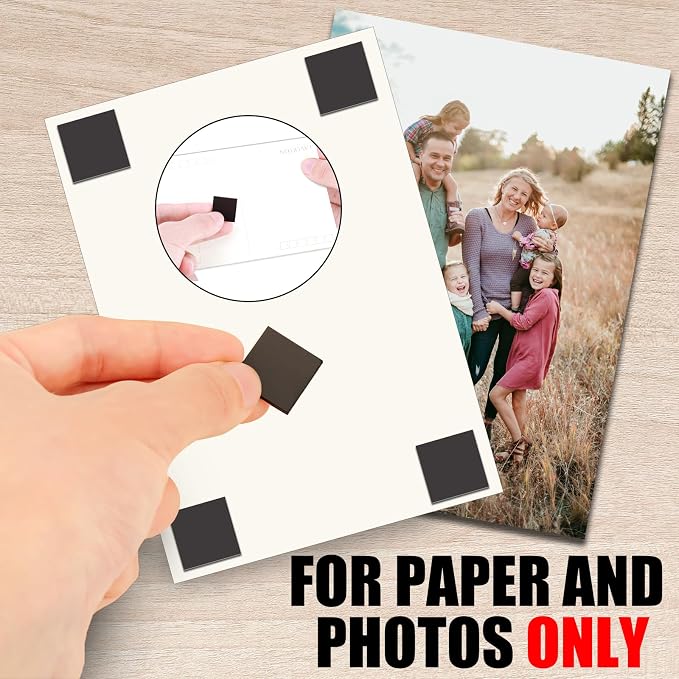Pre-Cut Magnet Tape Strip, Thin Magnetic Squares