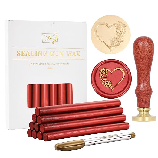 Yoption Wax Seal Kit, Heart