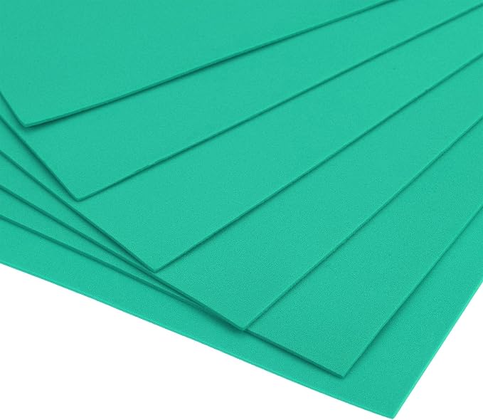 uxcell Dark Green EVA Foam Sheets 11 x 8 inch 1.7mm Thickness