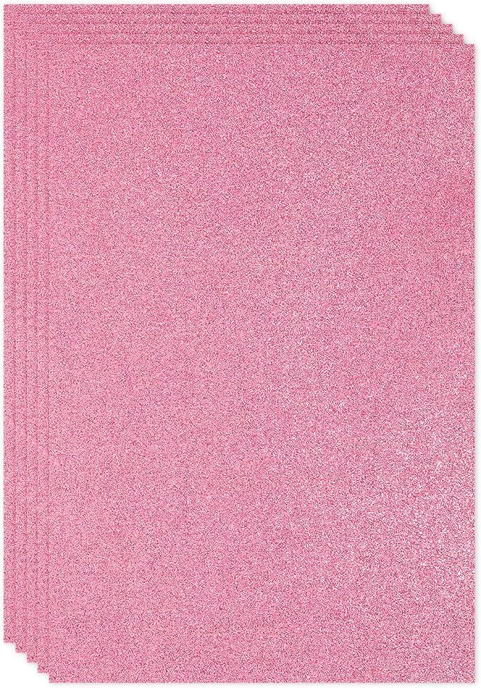 PATIKIL Watermelon Red Shiny EVA Glitter Foam Sheet 11.8 x 7.9 Inch 2mm Thick