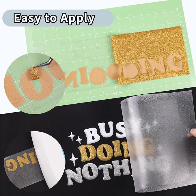 Glitter Puff Vinyl Heat Transfer