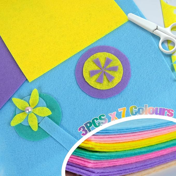 Felt Fabric Sheets 8 x 12 Inches, Soft Felt Paper