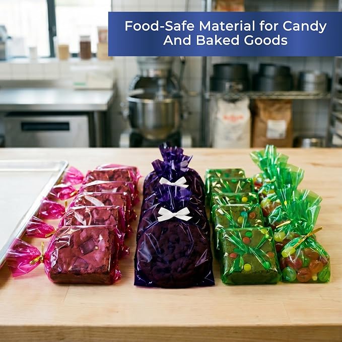 Colored Cellophane Sheets 210-Pack