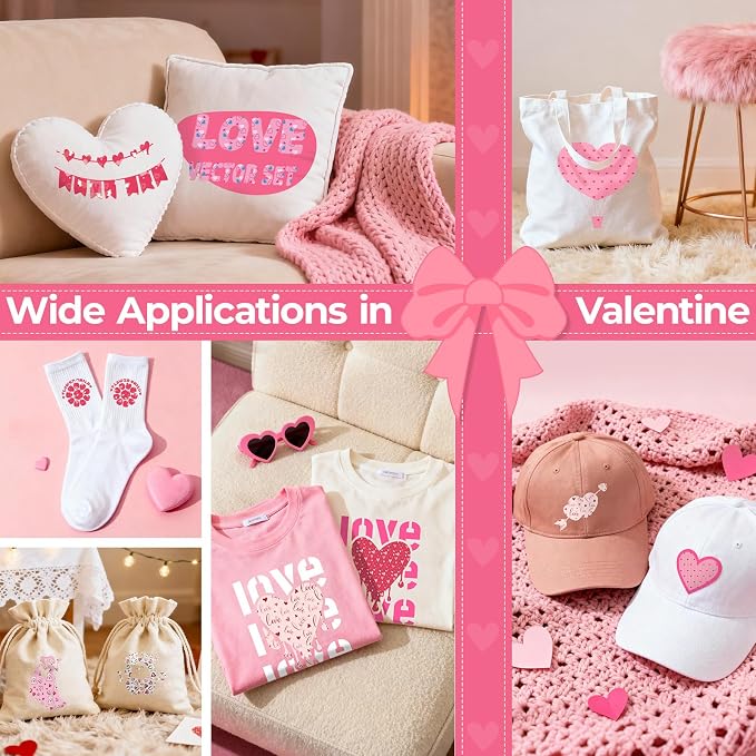HTVRONT Valentine's Day Heat Transfer Vinyl