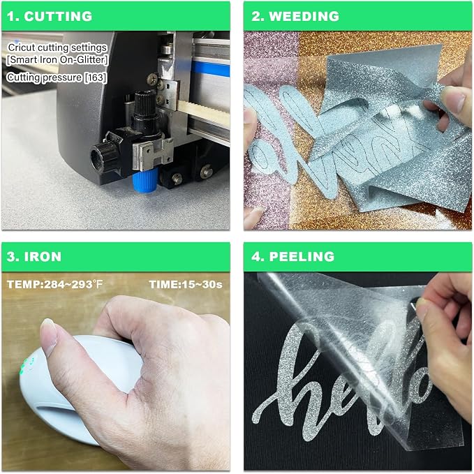 Glitter HTV Heat Transfer Vinyl Rolls