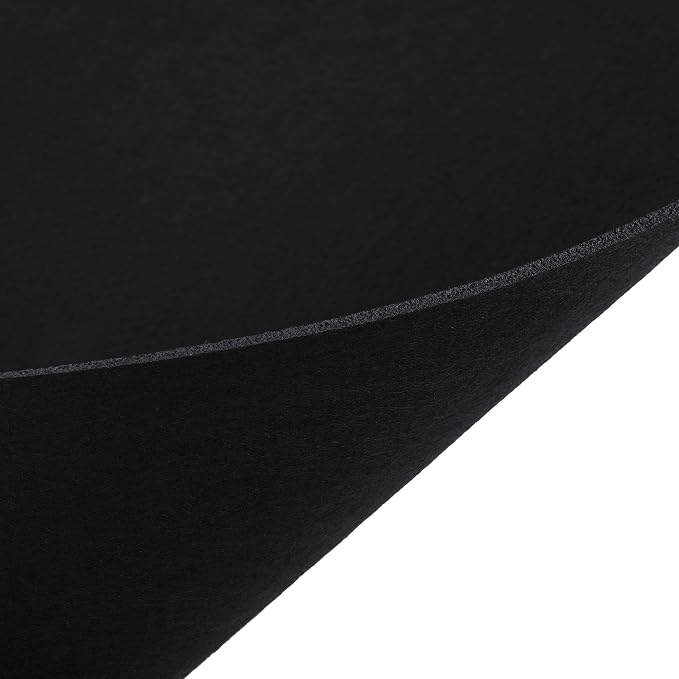 WUWEOT 10 Pack Black Stiff Felt Sheet, 17x11.8 Inches Fabric Hard Felt Squares