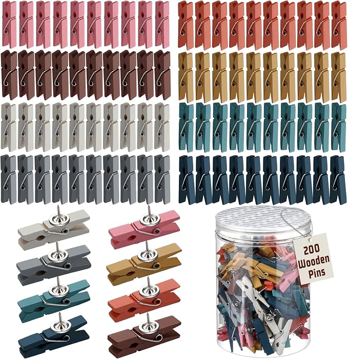 Affrolling 200 Pcs Push Pin