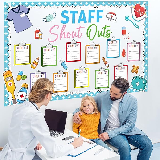 Healthy Staff Shout Outs Bulletin Board Decorations Nurse Week Staff Shout Outs