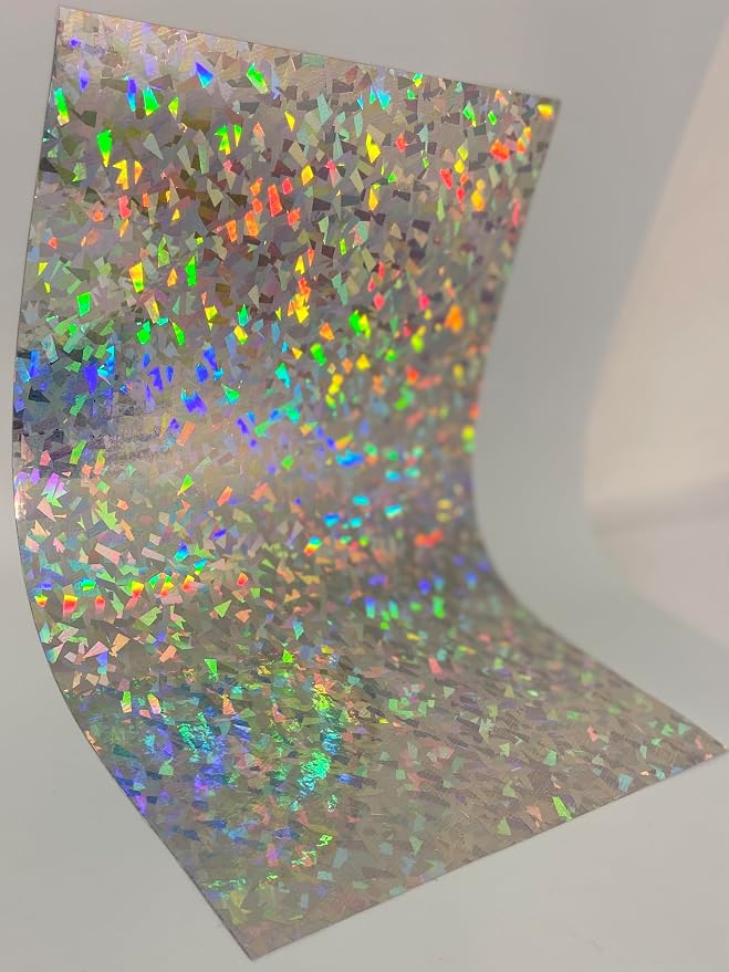 Holographic Crystal Sign Vinyl, HOLOCRYSTAL self-Adhesive Plastic