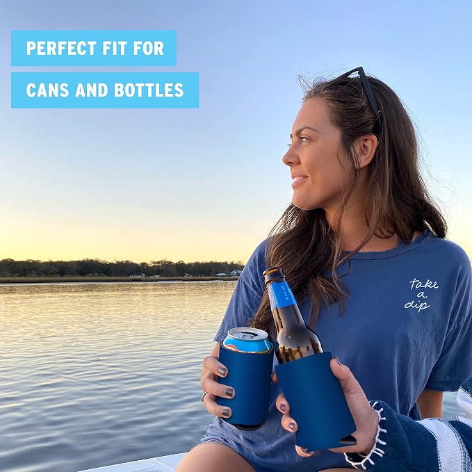 Blank Beer Can Cooler Sleeves Soft Insulated Beer Can Coolies