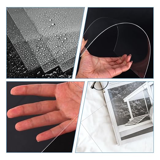 TKOnline 15 PCS Plexiglass Sheets, Invitations, Poster Frames Plastic Board