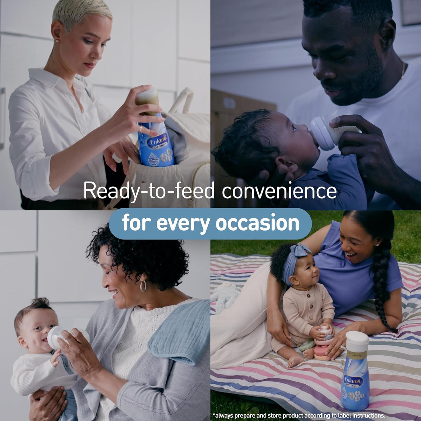 Enfamil Optimum (Enspire) Ready-to-Feed Baby Formula, Our Closest to Breast Milk, Brain-Building DHA, 32 Fl Oz