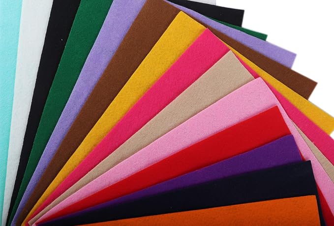 YYCRAFT Craft Soft Felt Sheets 9 Inch X 12 Inch
