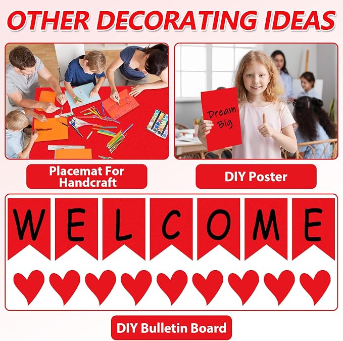 Qyeahkj 17.7in x 20ft Bulletin Board Paper Roll Bulletin Board Background Paper