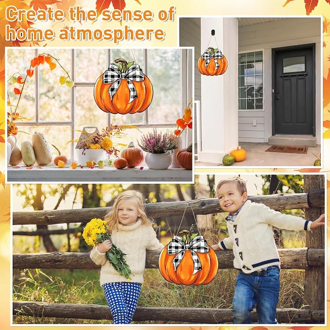 Unfinished Fall Wreaths Wood Crafts to Paint Set of 3, Unfinished Wood Cutouts