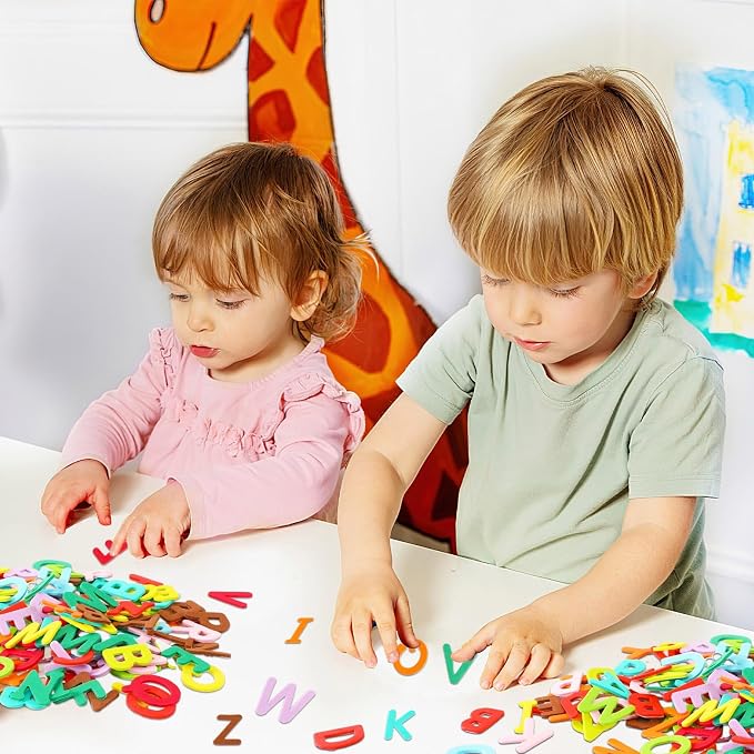 600Pcs Foam Letters Stickers Self Adhesive A-Z Alphabet Stickers | Colorful