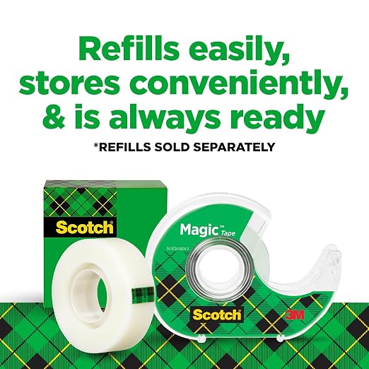 Scotch Magic Tape, 6 Tape Rolls