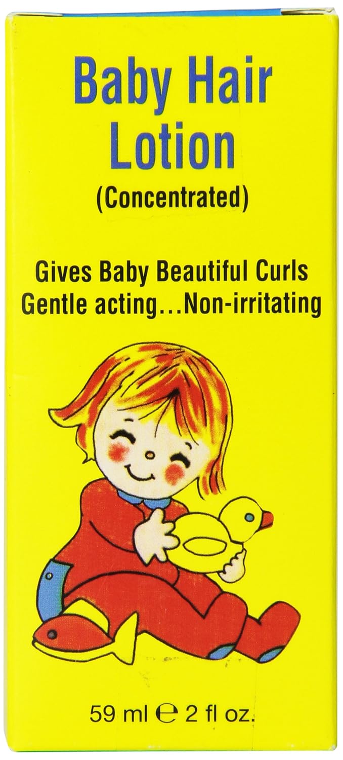 Baby Hair Lotion – Concentrated Formula for Beautiful Curls, Gentle & Non-Irritating Hair Cream for Infants and Toddlers, 2 fl oz