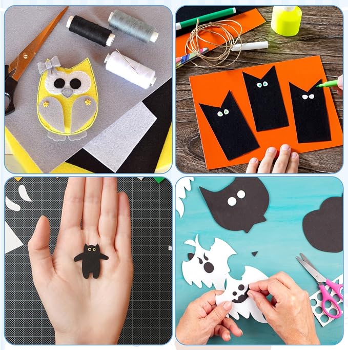 12" X 12" Squares Felt Fabric Sheets