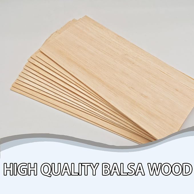 Balsa Wood Sheets 1/16" Thick