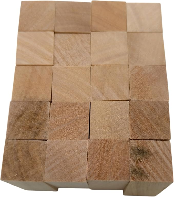 20PCS Basswood Carving Blocks, Whittling Wood Carving Kit, Unfinished Wooden