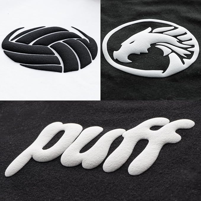 Aoder White Heavy Duty Puff Vinyl Heat Transfer