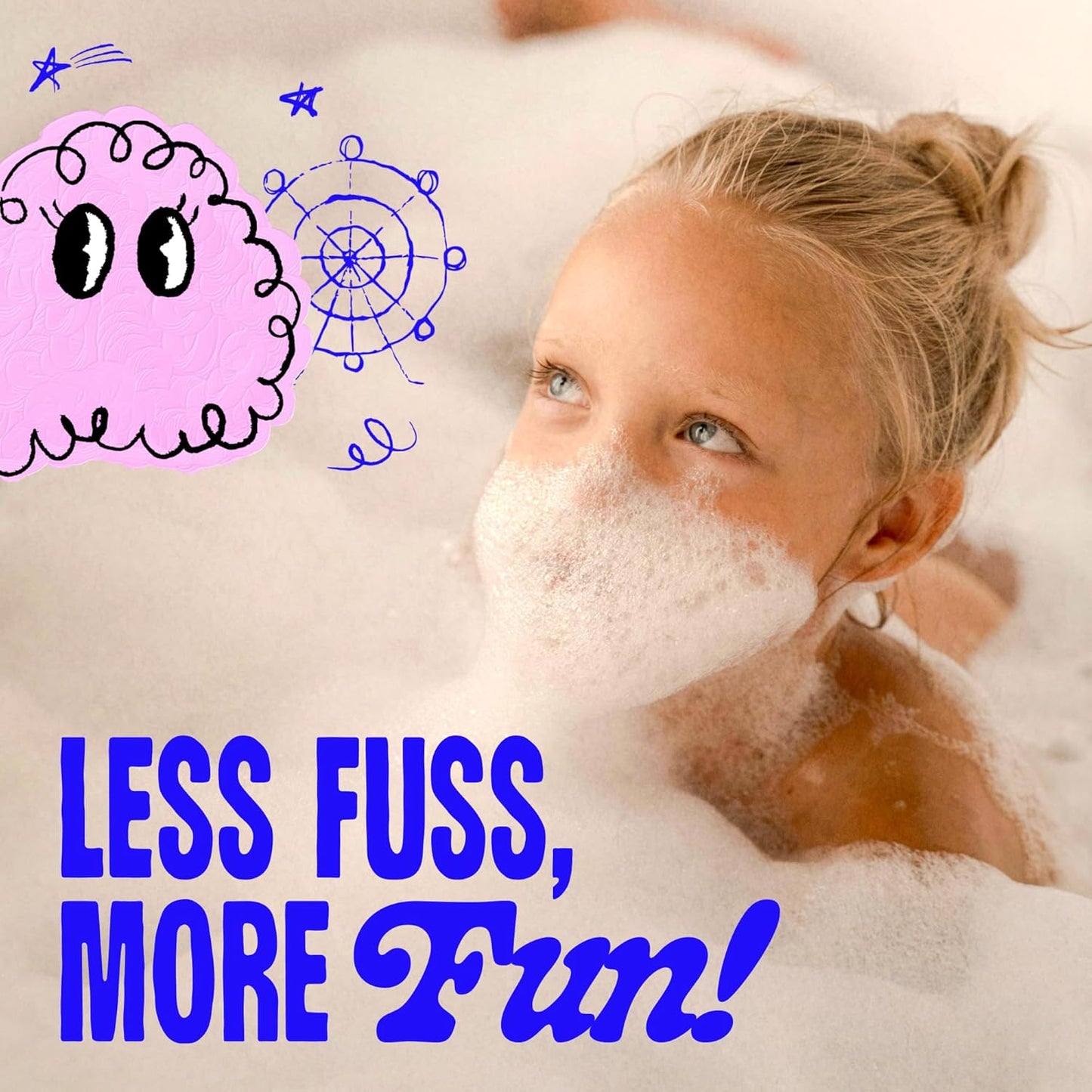 Field Trip Kids- 2 PACK! Carnival - Cotton Candy Scent - Hair Care for Babies, Todlers & Kids - Tear Free - Leaves Hair Soft & Tangle-Free With Chamomile, Lavender, & Aloe Combo Pack!